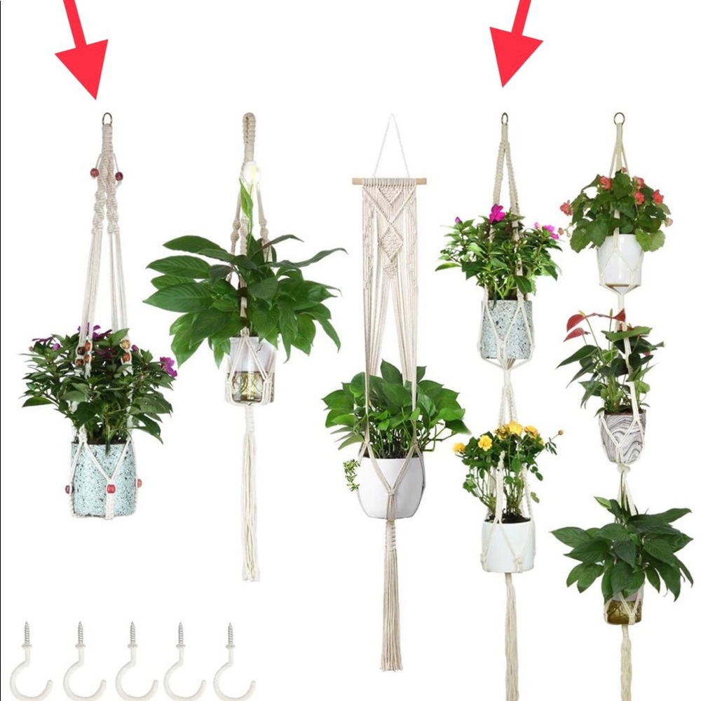 Macrame Plant Holders NWOT